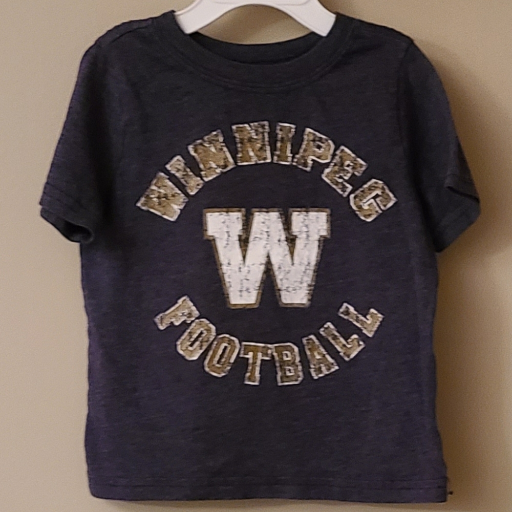 CFL Winnipeg Blue Bombers short sleeved tee shirt